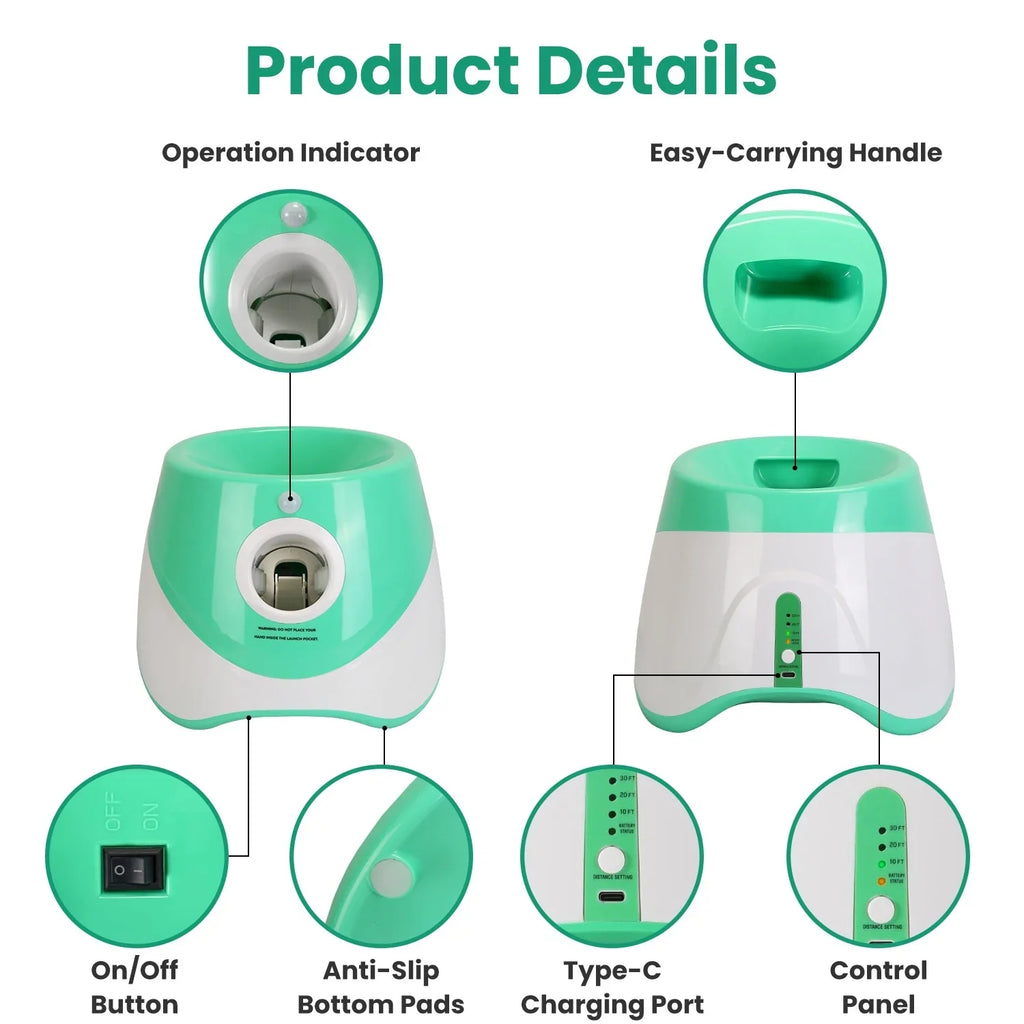 Automatic dog ball launcher short instruction 